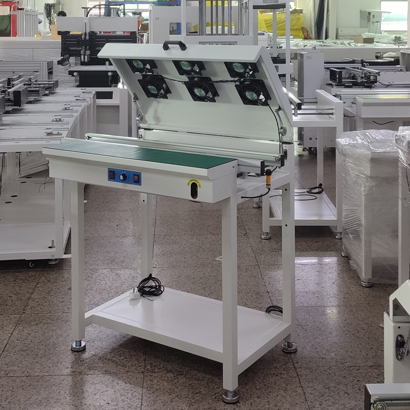 smt设备J9九游接驳台带冷风罩